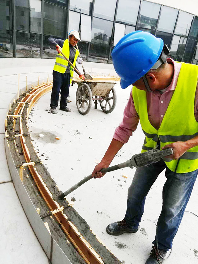 施工后的震動一絲不茍